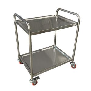 Xe đẩy thức ăn 2 tầng